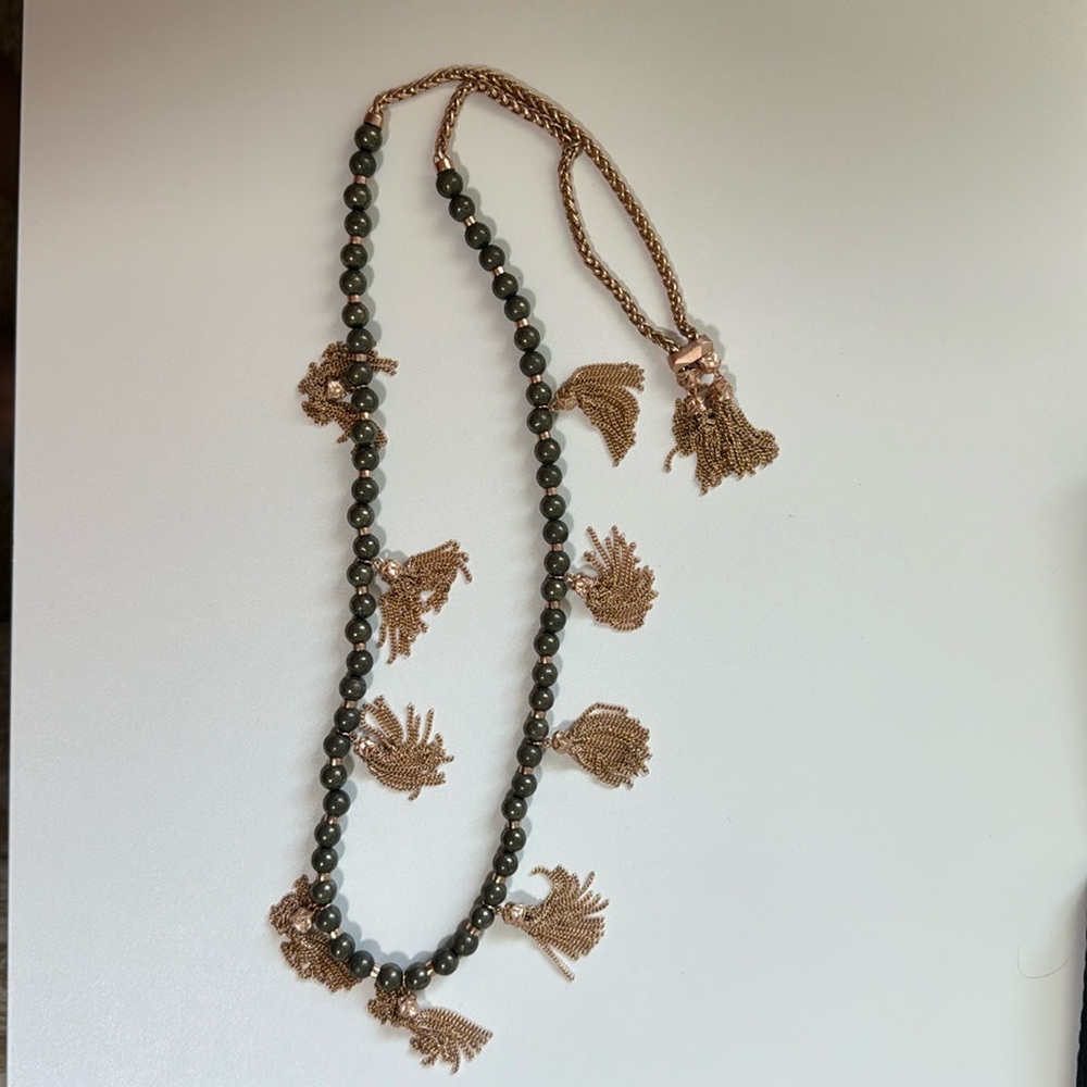 Kendra Scott Rose Gold Pyrite Vanina Necklace